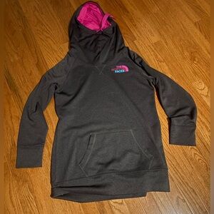 The NorthFace Gray Tunic Hoodie VG condition